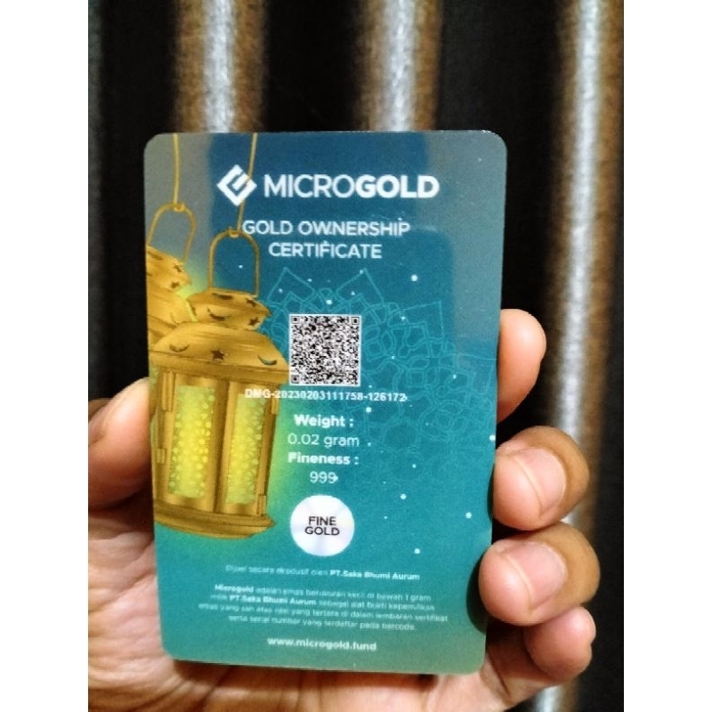 microgold 0.02gr (edisi eid Mubarak)