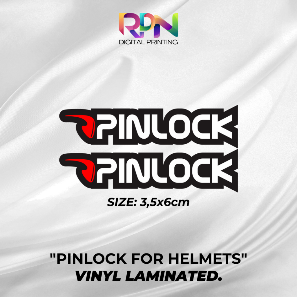 

STIKER/STICKER PRINTING PRINCUTT PINLOCK FOR HELMETS HITSS