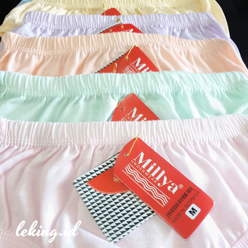 12 Pcs ( 1 Lusin ) Celana Dalam Wanita Bahan Katun