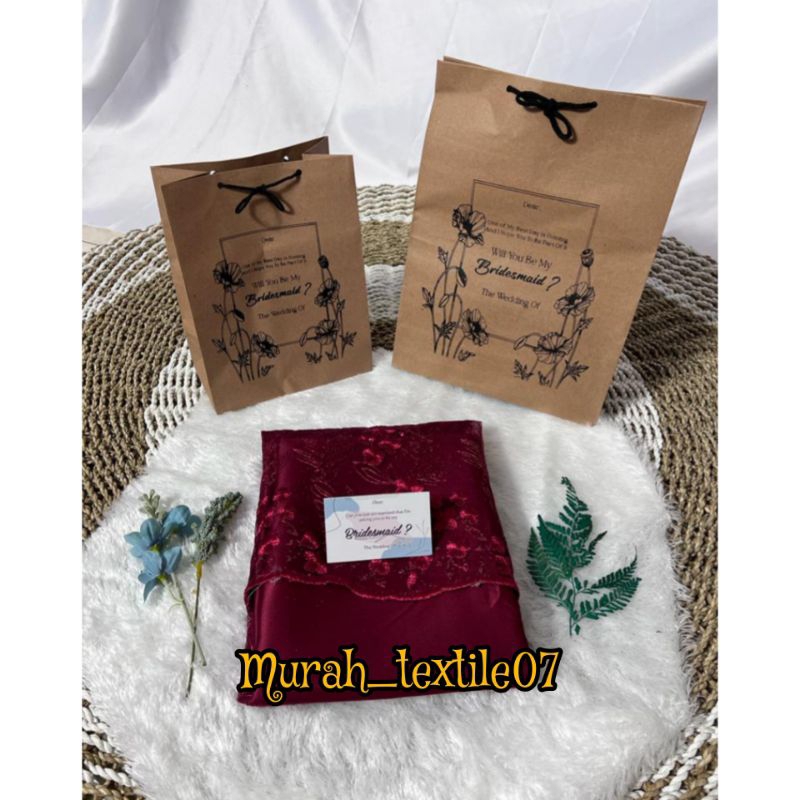 Kain Paket Bridesmaids/Paket Seragaman Nikahan/Wisuda,Lamaran