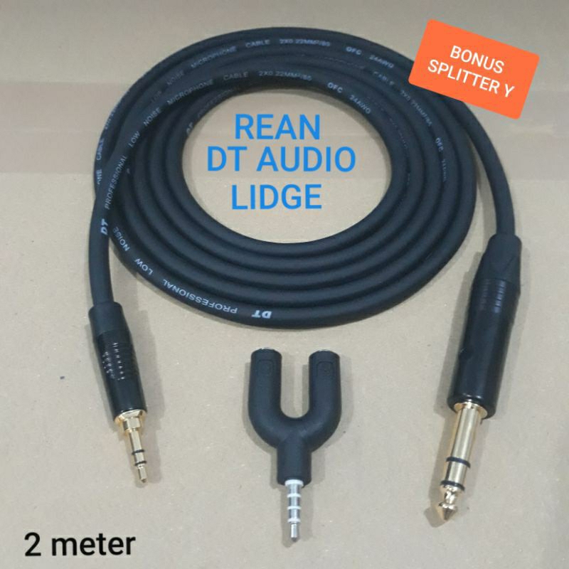 kabel rekam mixer ke hp jack mini stereo to akai stereo