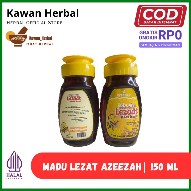 

MADU LEZAT AZEEZAH | MADU MURNI 150ml