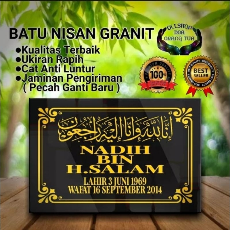 Batu nisan bahan granit termurah