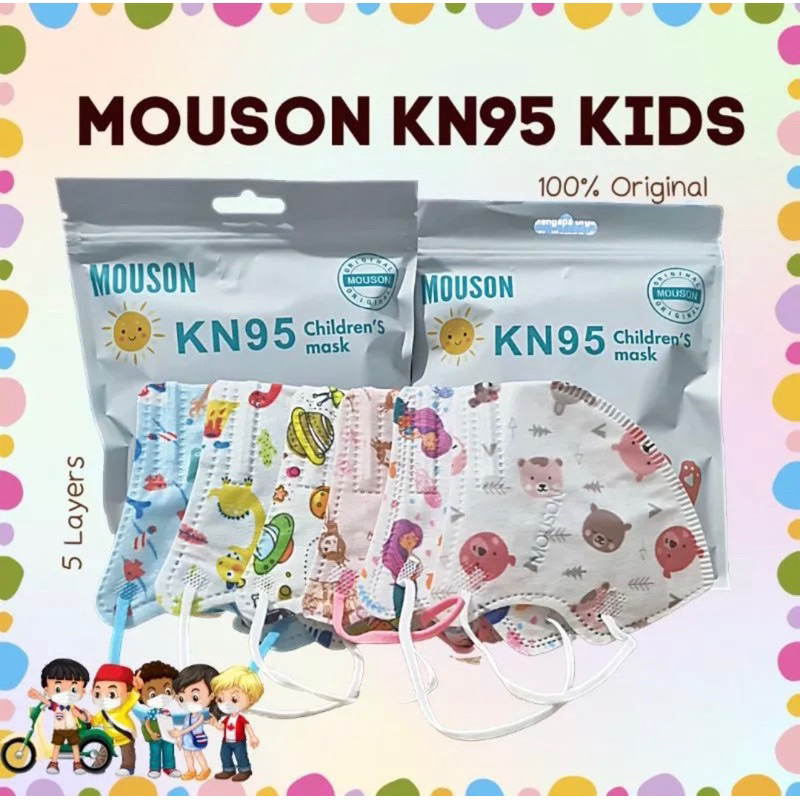 Masker KN95 Anak Motif Karakter / KN95 Anak Karakter (isi 10PC)