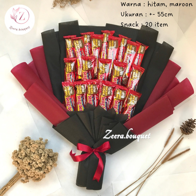 

READY STOCK(B26) Buket snack/bucket snack/bouquet snack [INCLUDE: packing&greeting card]