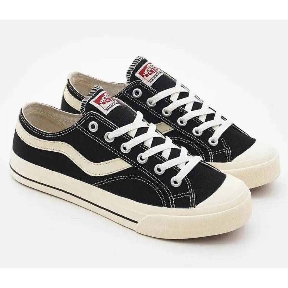 Ventela New Public Black White Cream Ventella X Evil Papa Gading Low High Originals Ventelaa Putih P