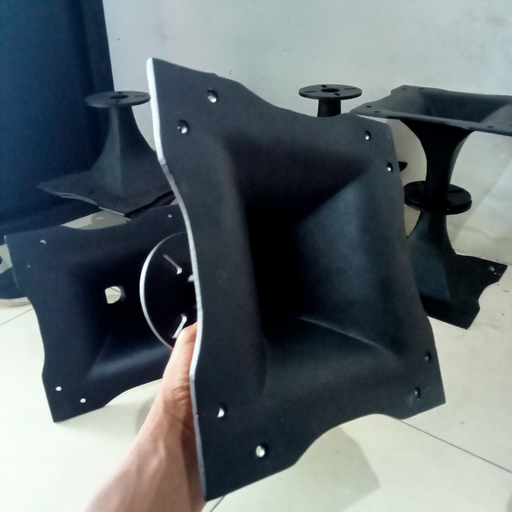 horn tweeter,corong horn tweeter,horn,horn ukuran 25x25,horn besi,horn bahan besi