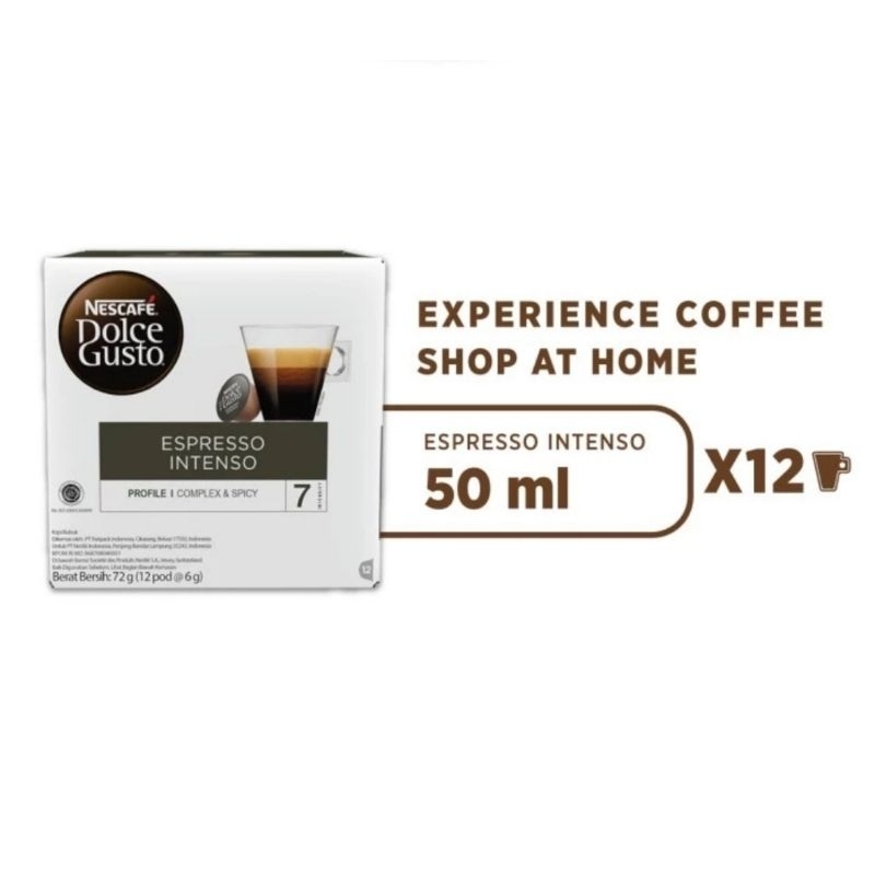 

Nescafe Dolce Gusto Espresso Intenso Coffe Capsule
