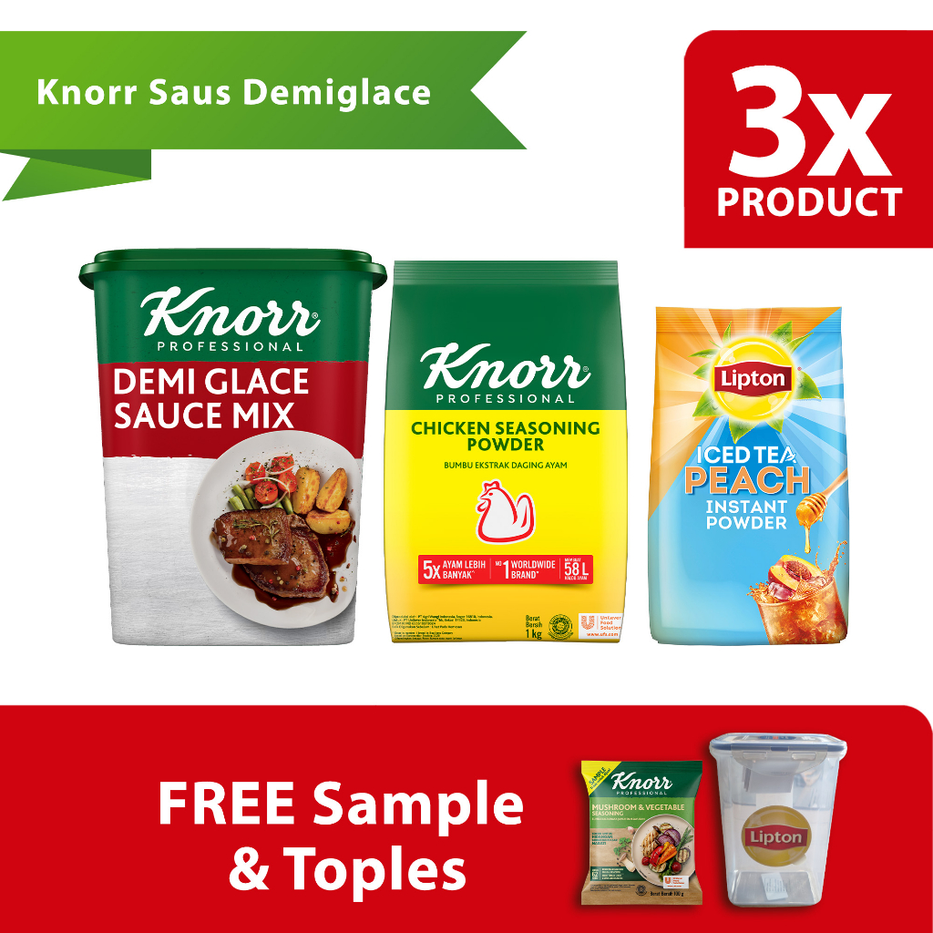 

Bundle Special Live Streaming Knorr & Lipton Free Sample + Toples