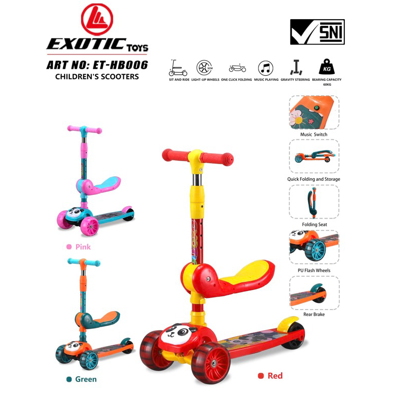 Exotic ST2020 HB006 / Exotic Scooter ST2020 / Otoped Anak