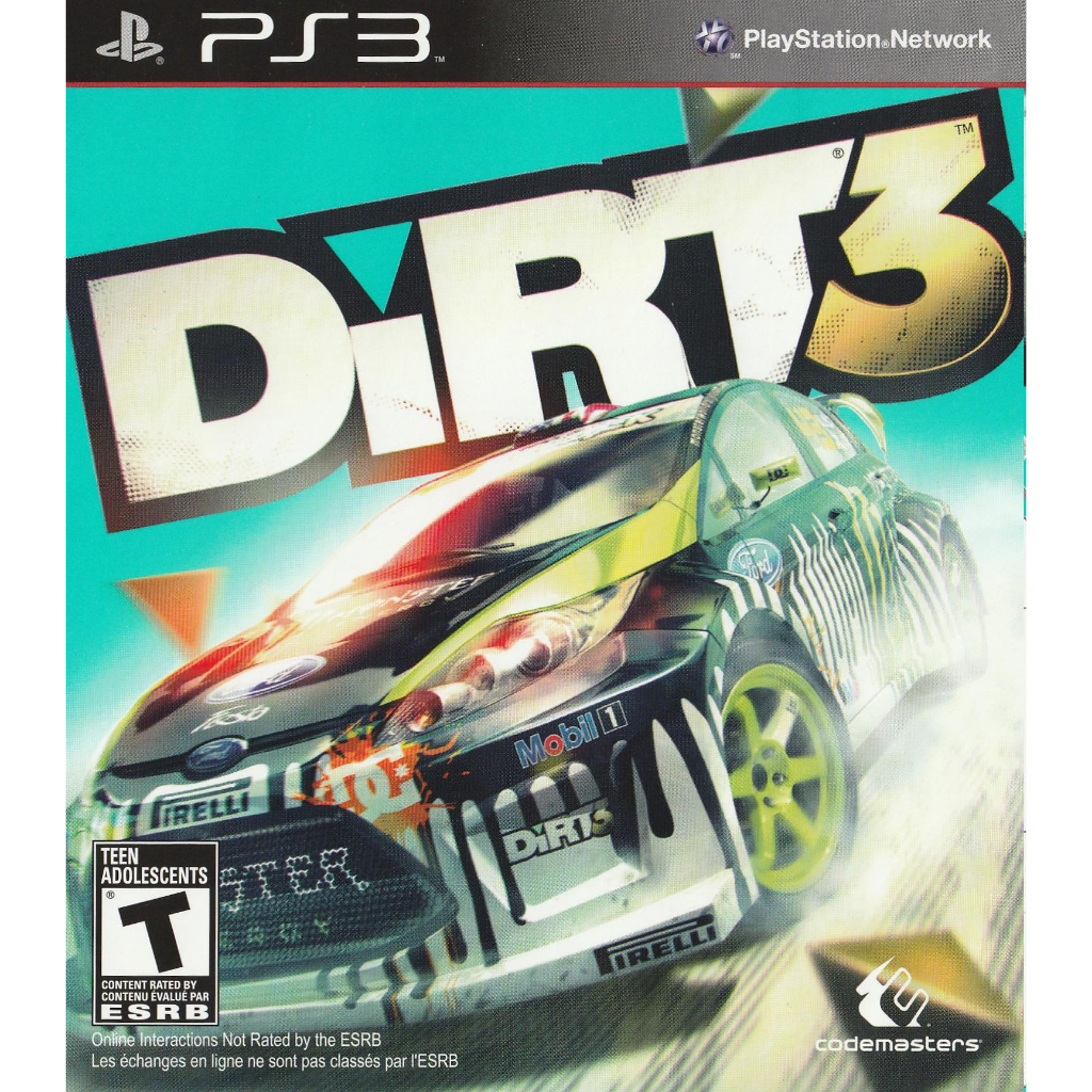 KASET GAME PS3 PKG DIRT 3