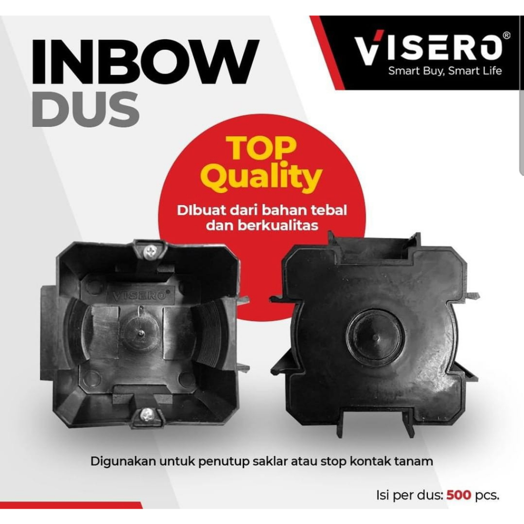 Inbow Dus IB Dus Inbow Dos Visero Mangkok Saklar Stop Kontak VIB-001KH