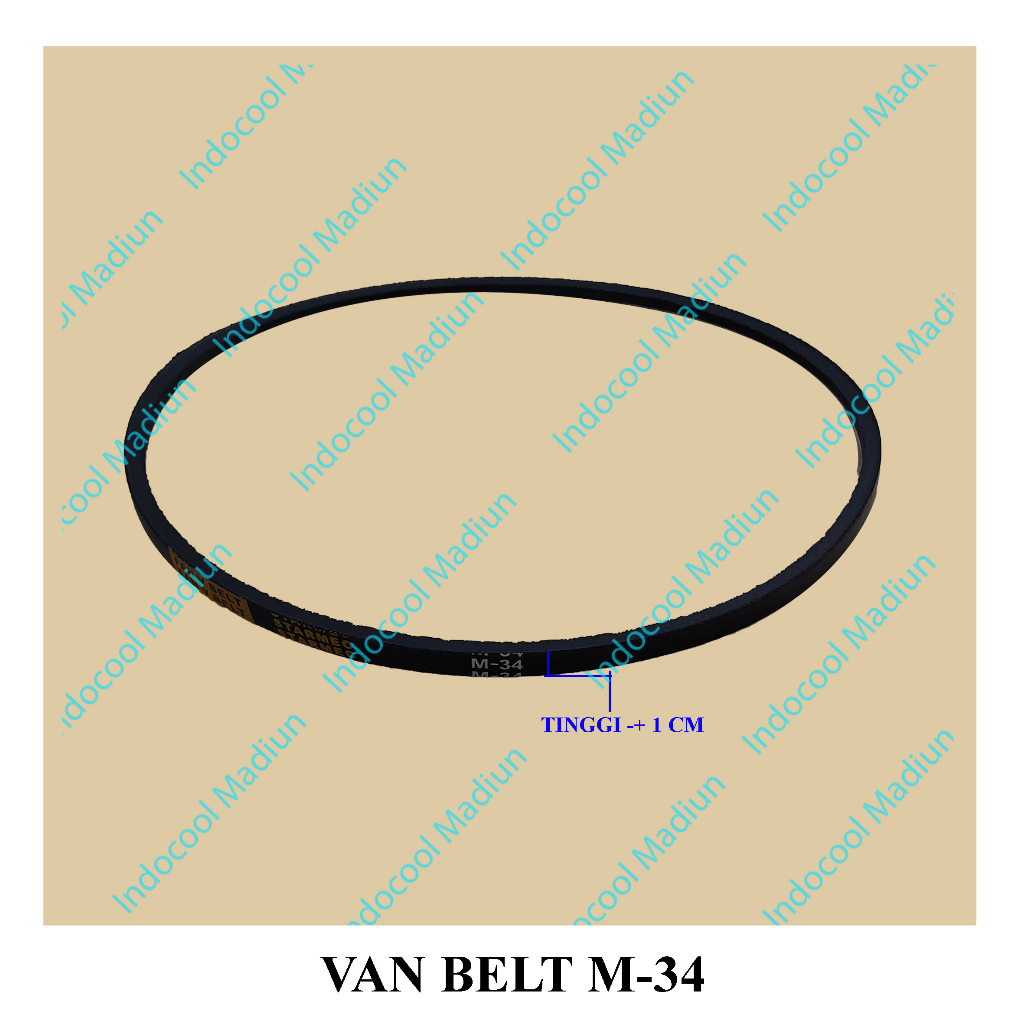 FB34 VANBELT MESIN CUCI/LINDEN SERI M-34