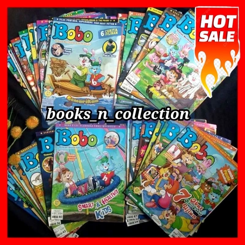 Majalah bobo isi 5 edisi beda nomor acak second paketan