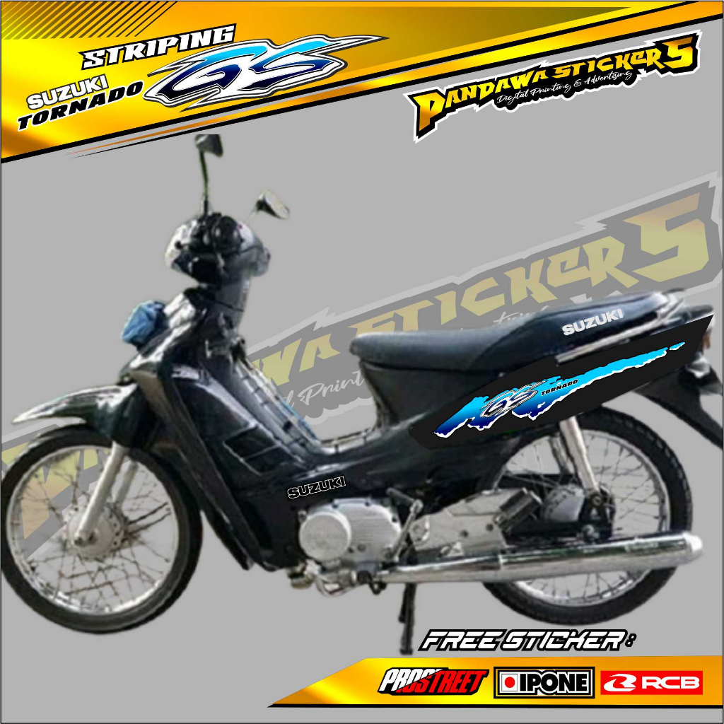 STRIPING VARIASI SUZUKI TORNADO GS / STIKER MOTOR SUZUKI TORNADO GS