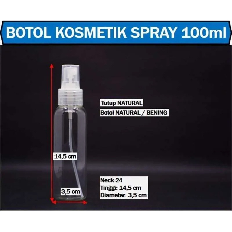Botol 100ml Spray botol kosong 100ml spray botol kosong