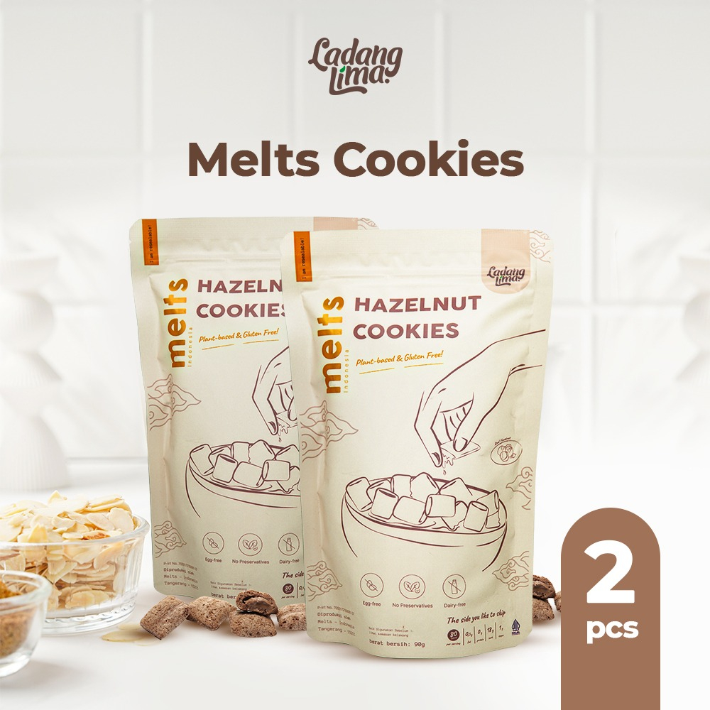 

Melts - Hazelnut Cookies Cokelat Gluten Free Ladang Lima 90gr