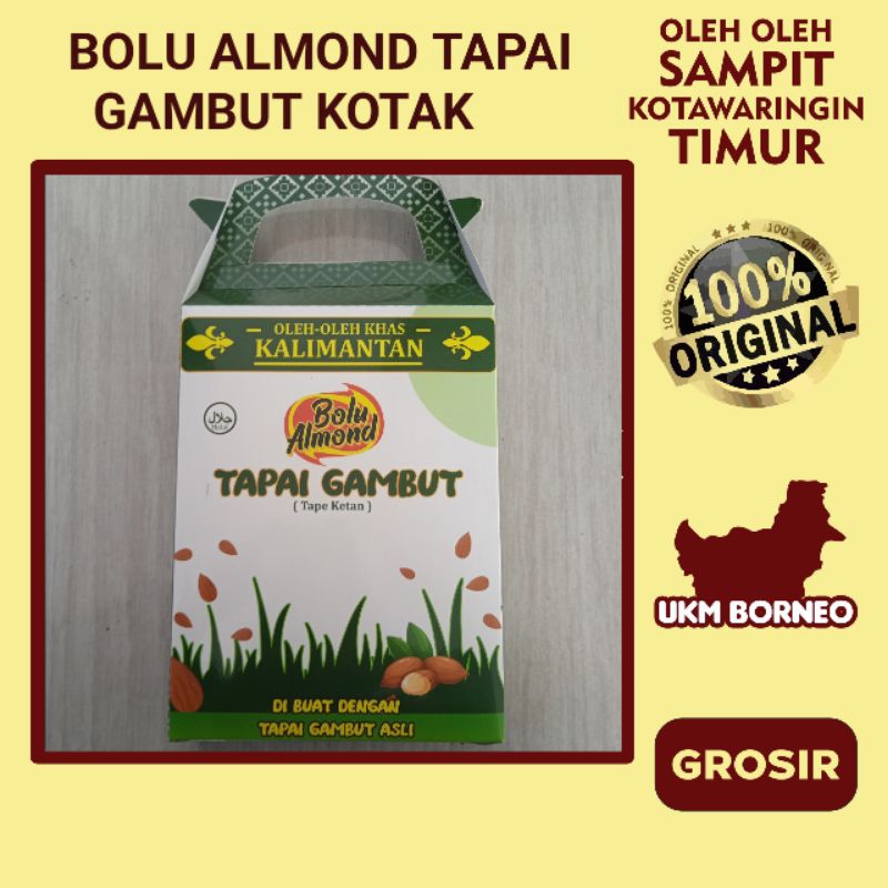 

Bolu Almond Tapai Gambut Kotak Oleh Oleh Sampit Kalimantan Tengah