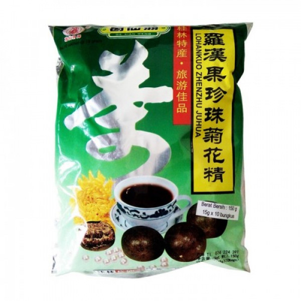 

Lohanguo Zhen Zhu Ju Hua 10 sachet - lohankuo lo han guo zhenzhu juhua zhenzujuhua cencu cihua chrysanthenum