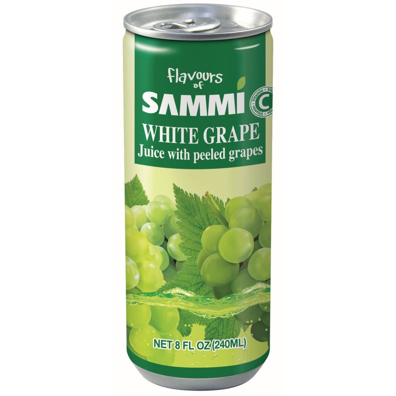 

White Grape Juice with White Grape Pieces