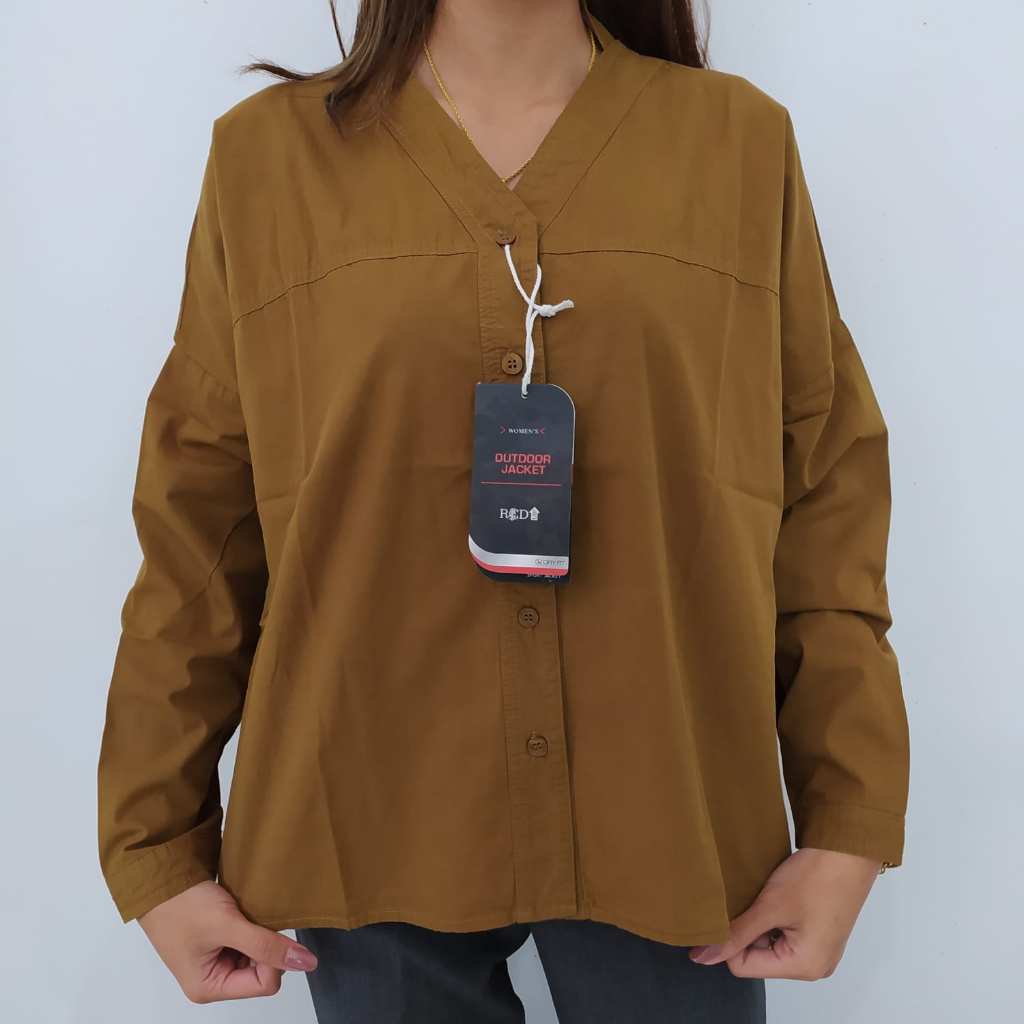 BLUS/KEMEJA WANITA RED UP 9684 LENGAN PANJANG