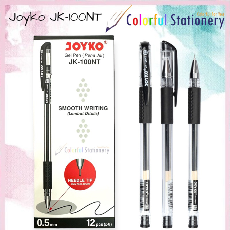 

Pulpen / Ballpoint / Pen Gel Joyko JK-100NT (12 Pcs)