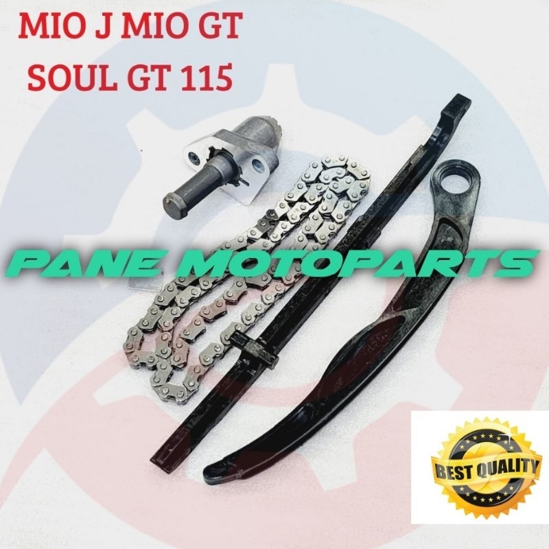 RANTAI KETENG TONJOKAN TENSIONER LIDAH KARET BANTALAN KETENG MIO J MIO GT SOUL GT 115 X RIDE 115 FIN
