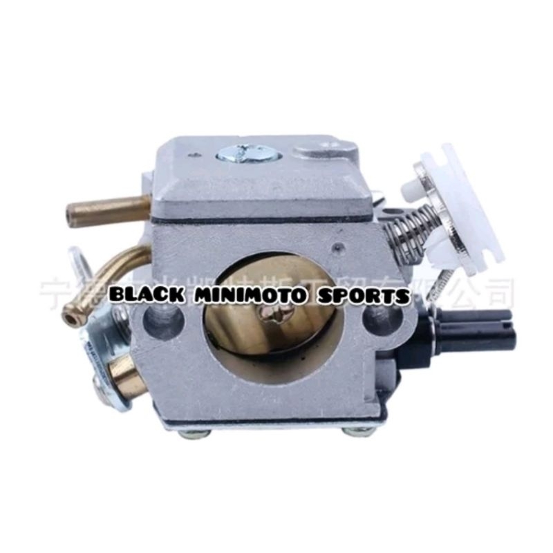 Karbu Setan- Karburator Scoter Goped X5 63Cc- Carb Assy Husqvarna 365 Big Bore Vent 21Mm Goped X5