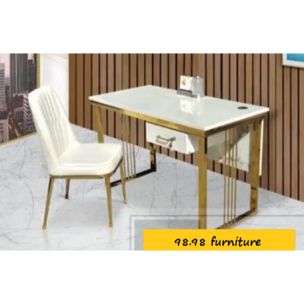 Meja Kerja Import BVLGARI UK. 60x120 Gold Granit - Medan