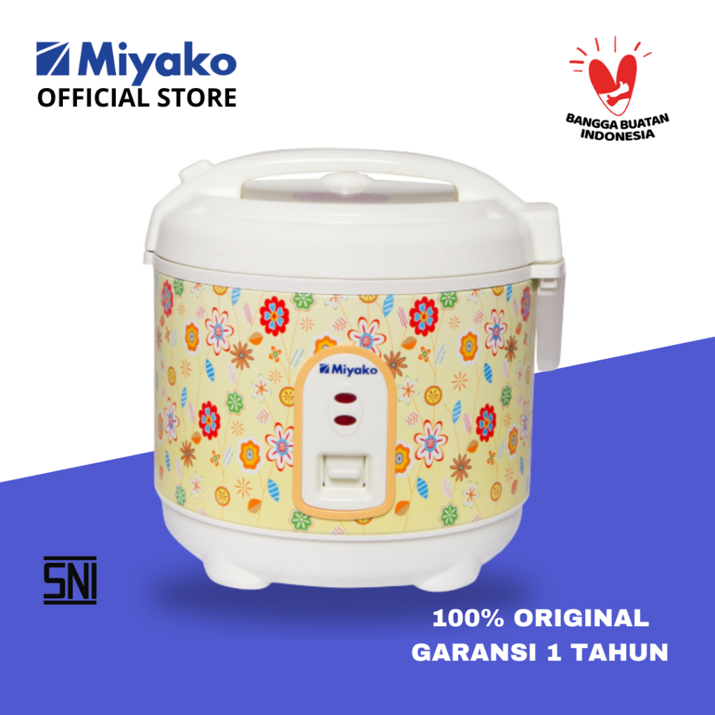 Magic Com Mini Miyako MCM609  - Rice Cooker 0.6 Liter - 3in1 Magic Warmer Plus