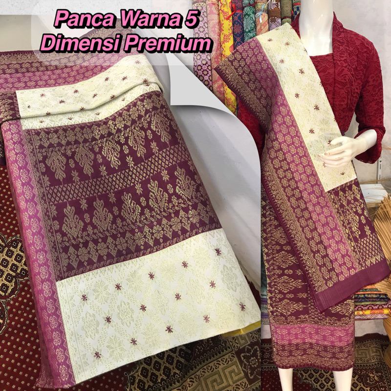 SONGKET PANCAWARNA 5 DIMENSI MURMER