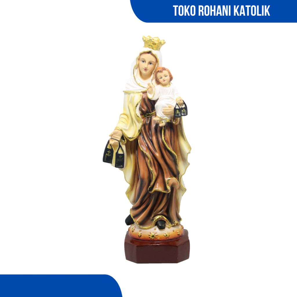 PATUNG BUNDA MARIA KARMEL 30 CM / PATUNG BUNDA MARIA DARI CARMEL / PATUNG KATOLIK