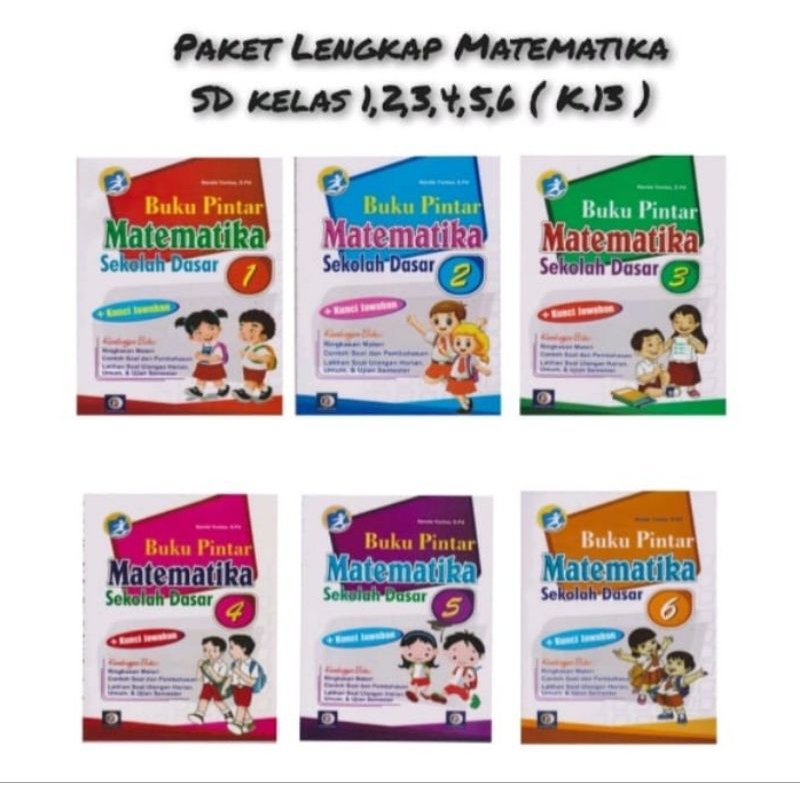 BUKU PAKET LENGKAP MATEMATIKA UNTUK SD KELAS 1 2 3 4 5 6