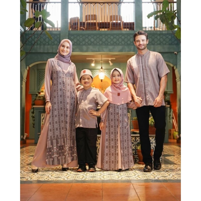 Sarimbit Torino Series Viplet Purple - KeKe (Gamis anak)