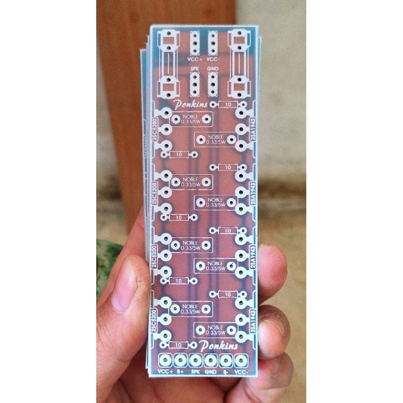 PCB final transistor toshiba 4 set fiber fr4