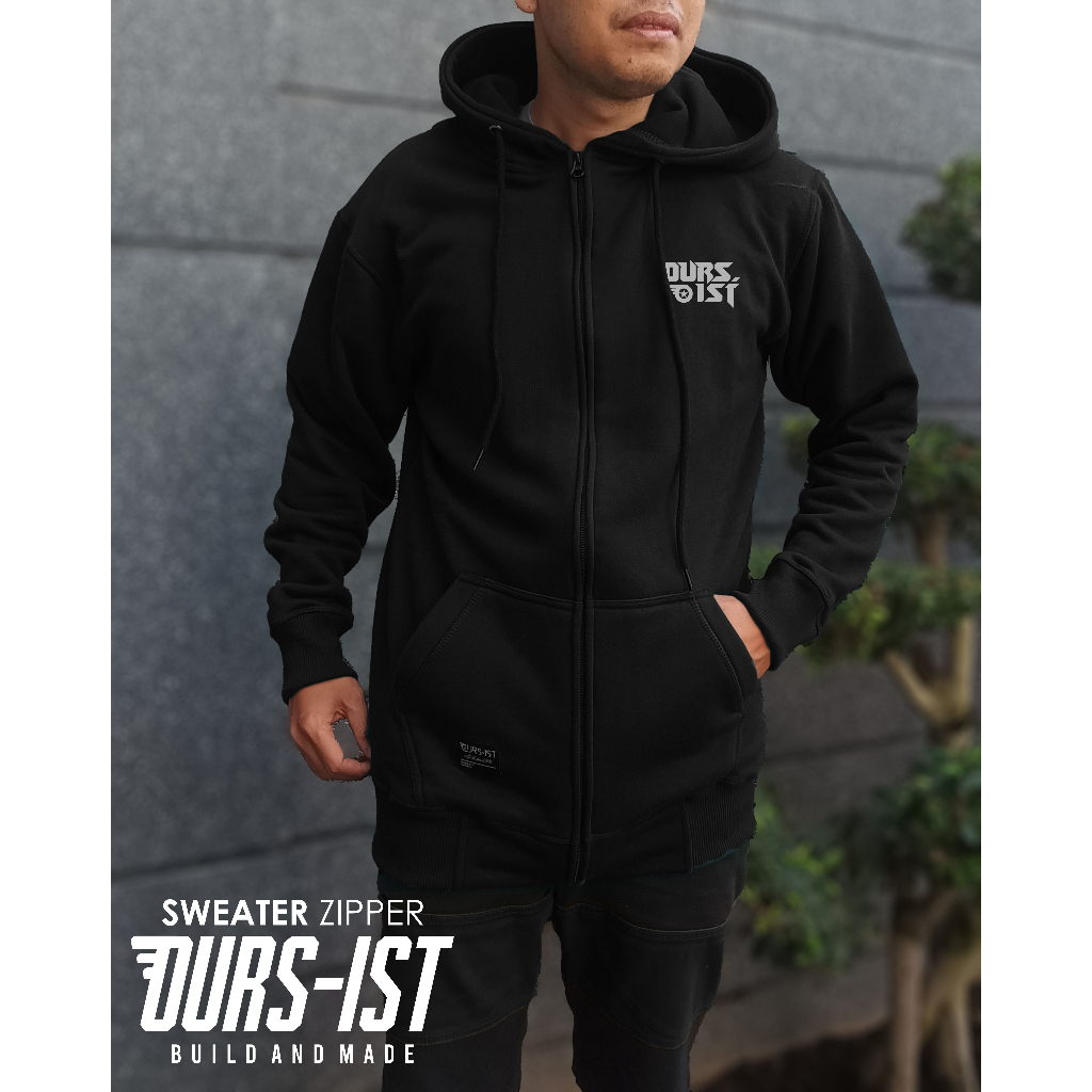 Hoodie Zipper Premium Original Ours-ist