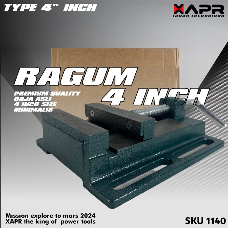 JLD ragum catok penjepit / pegangan barang bench vise 4inch