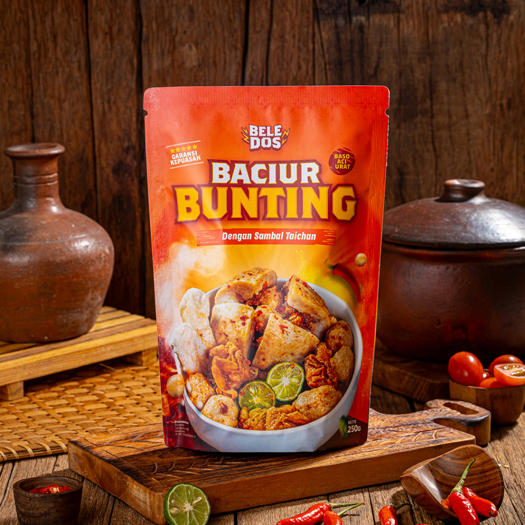 

Beledos Baciur Bunting Beranak 250 Gram Dengan Sambal Taichan