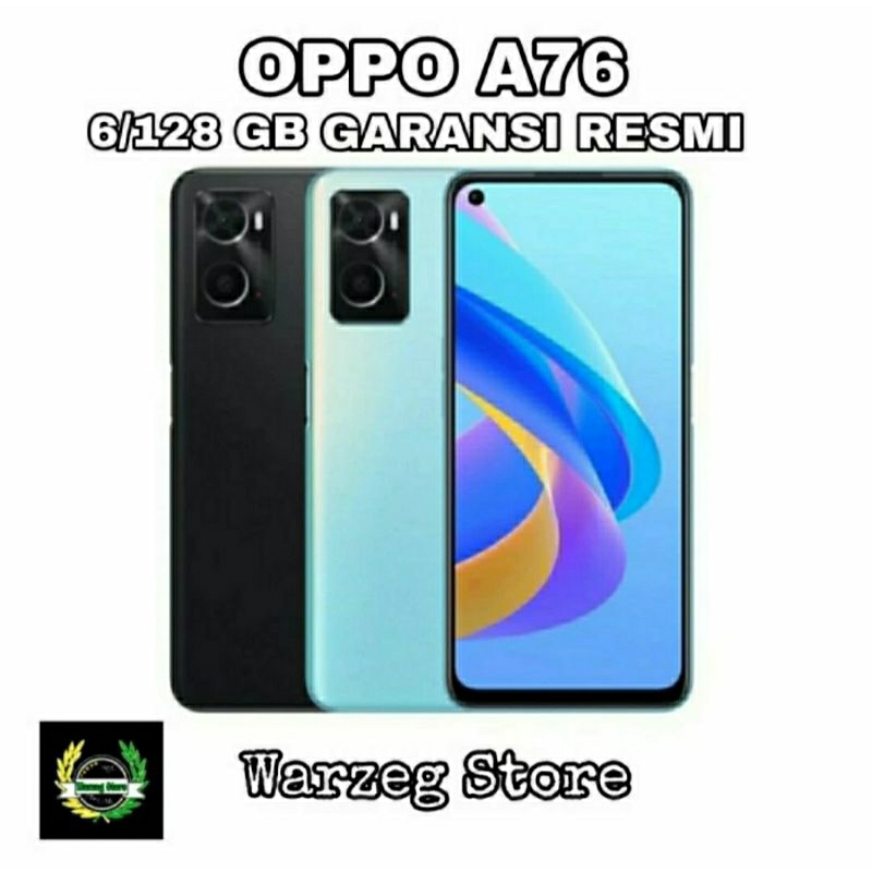 HP OPPO A76 6/128 GB - OPPO A 76 RAM 6GB ROM 128GB GARANSI RESMI