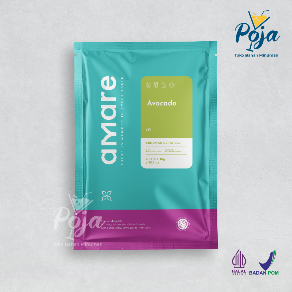 

Bubuk Minuman Premium Milk Avocado Amare Kemasan 1kg