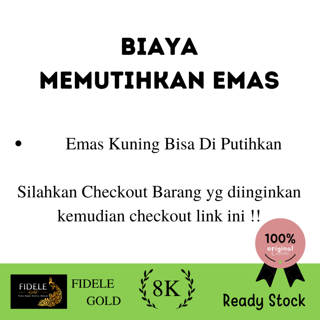 Emas Kuning diputihkan Atau Emas Putih dikuningkan