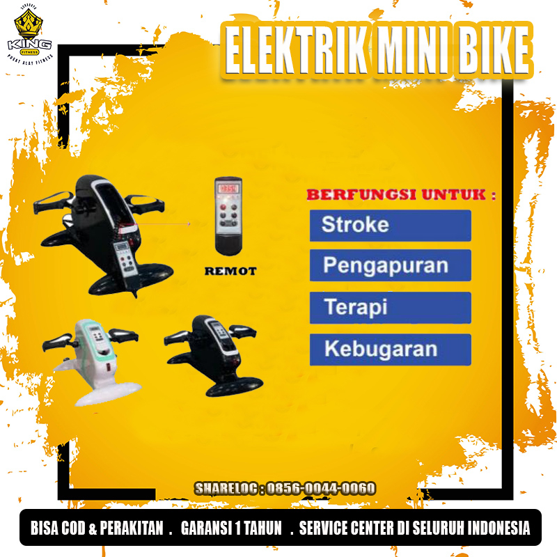 Alat olahraga Terapi Pasca Stroke Elektrik Mini Bike system Listrik