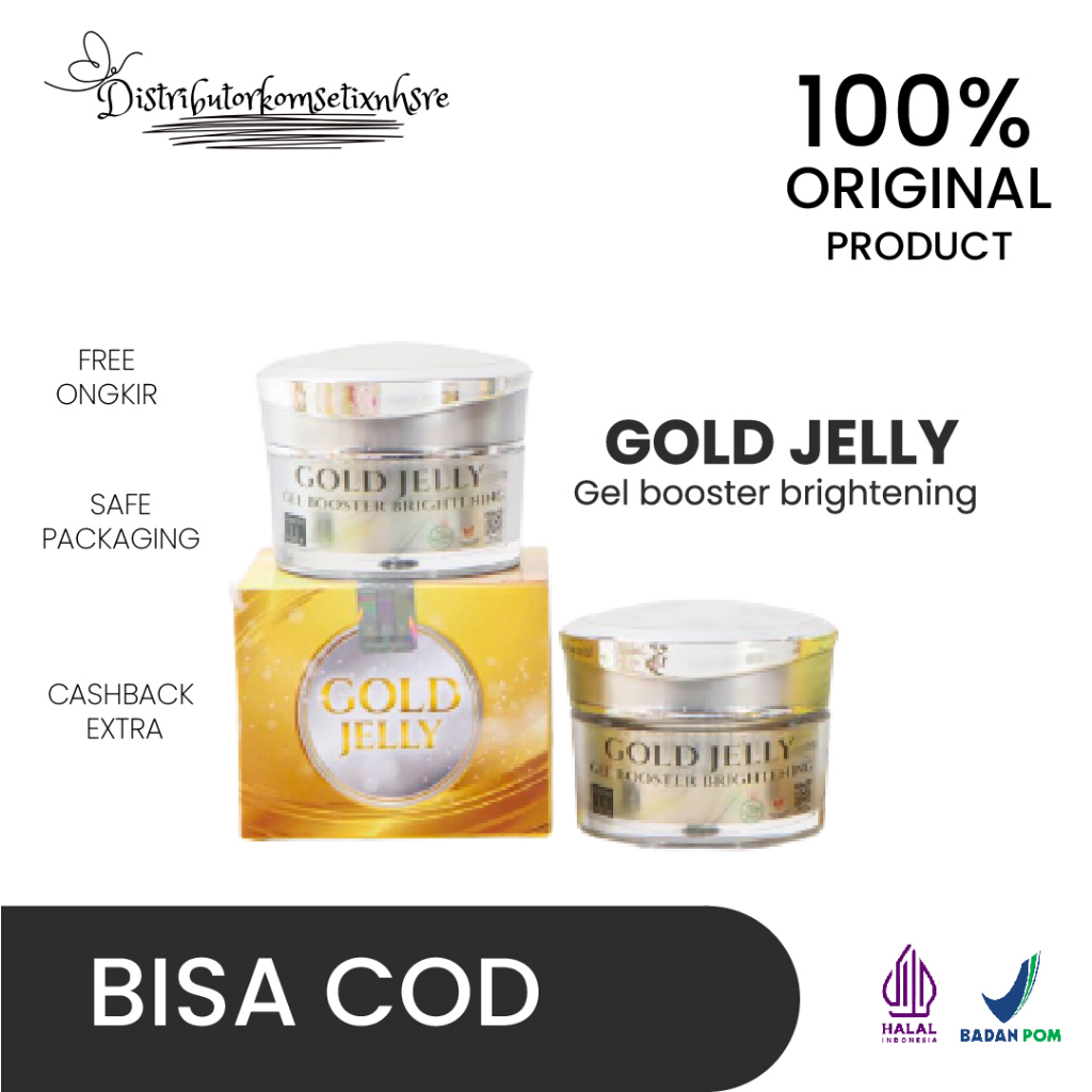 Gold Jelly by Komsetix NHS BPOM - Whitening Booster Instant Glowing