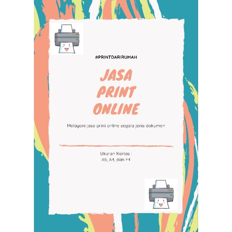 JASA PRINT HVS A4 WARNA