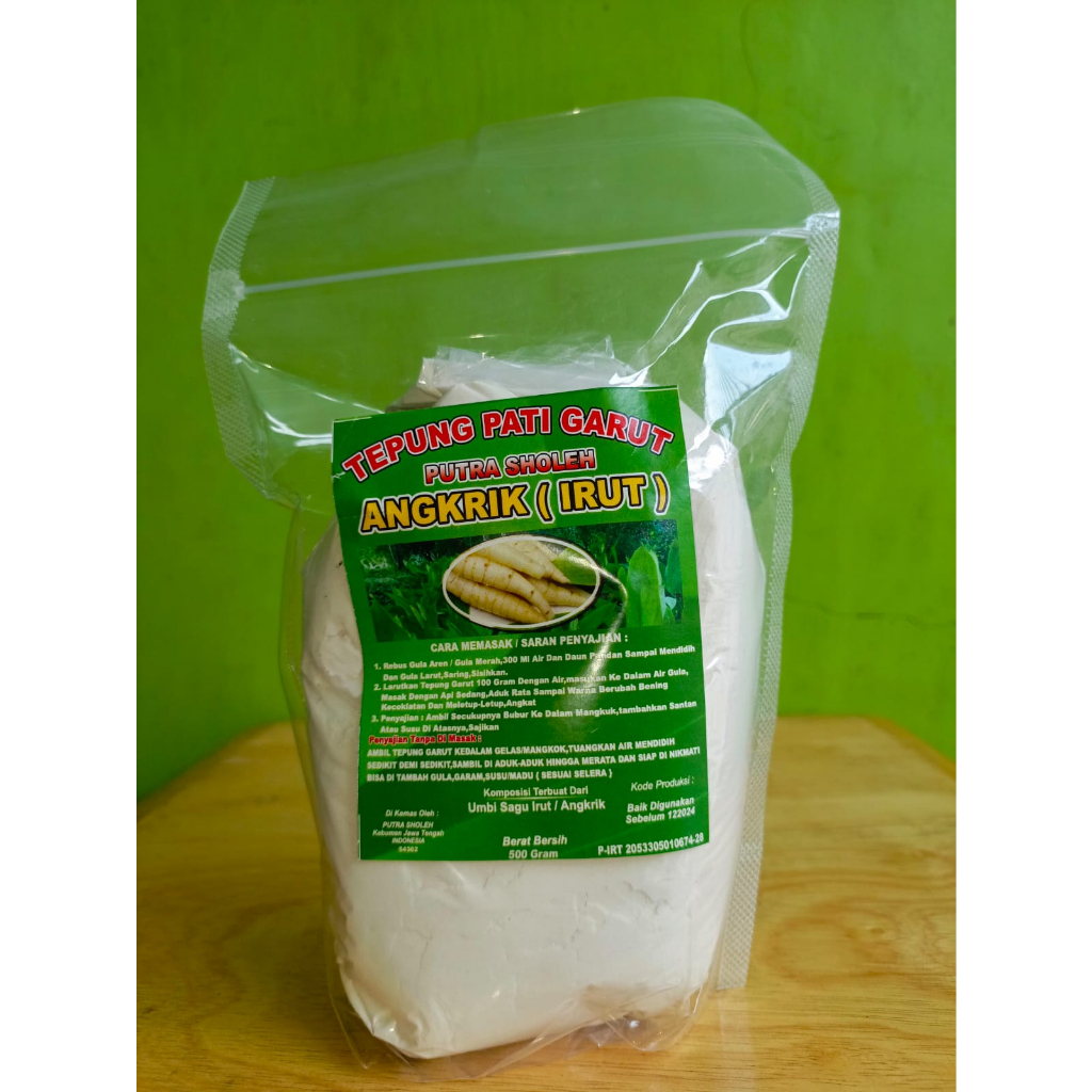 

Tepung Pati Garut 500gr