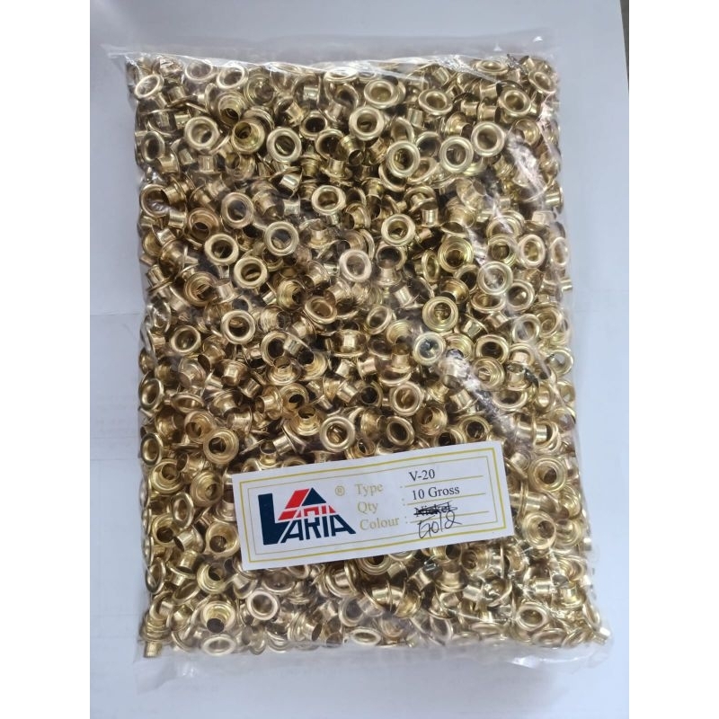 mata ayam eyelet 5,5mm / mata ayam 20 + ring / 10gross