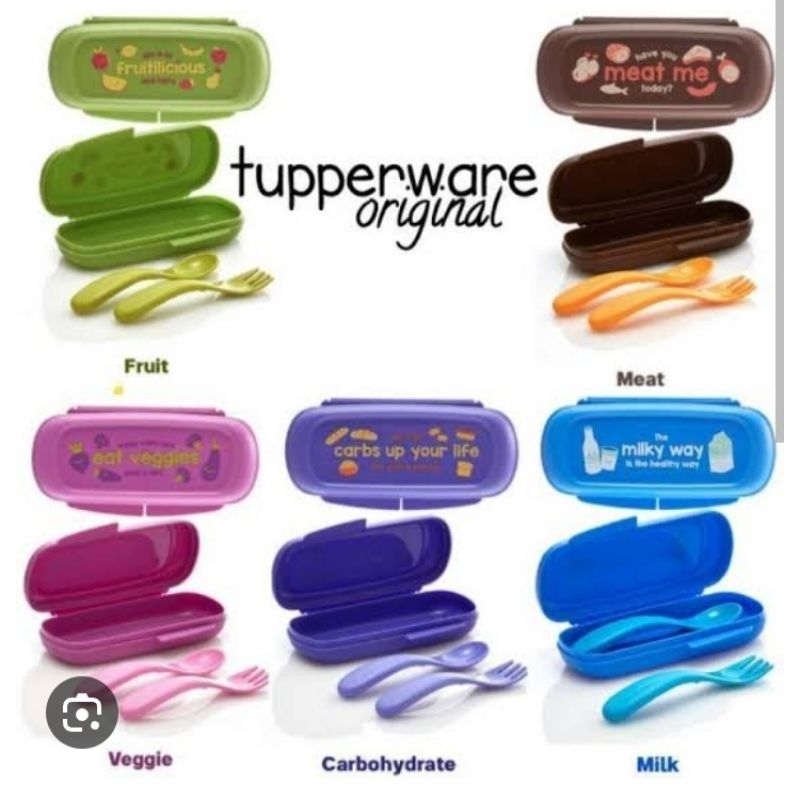 cutlery case Tupperware 4 set