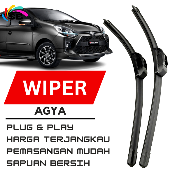 WIPER AGYA DEPAN 1 SET WIPER AGYA FRAMELESS