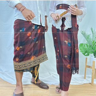 Couple endek bordir jumputan