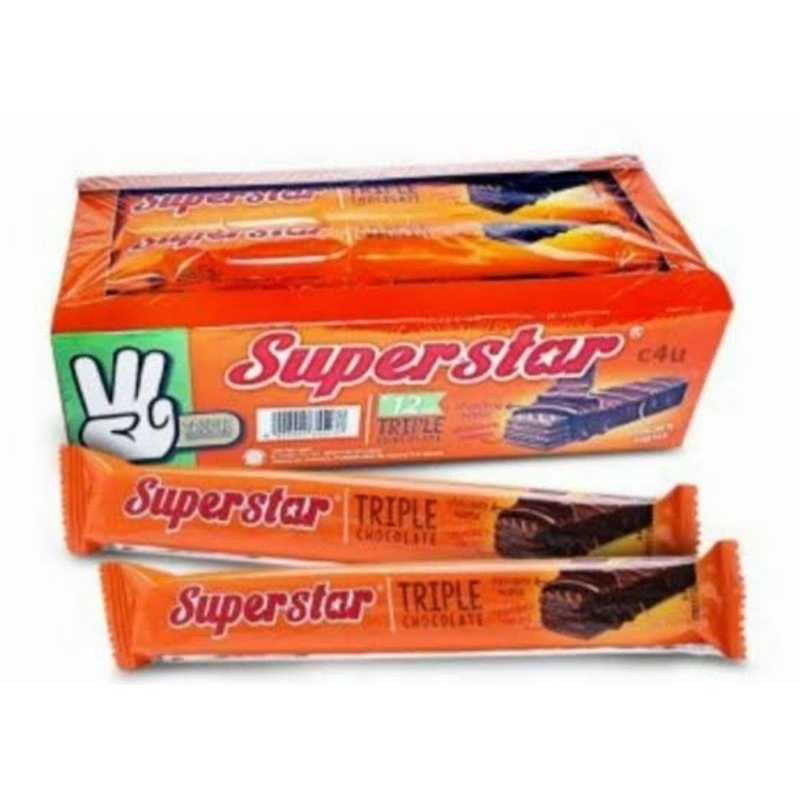 

notalive wafer coklat superstar isi 12pcs/box(dapat 1box)